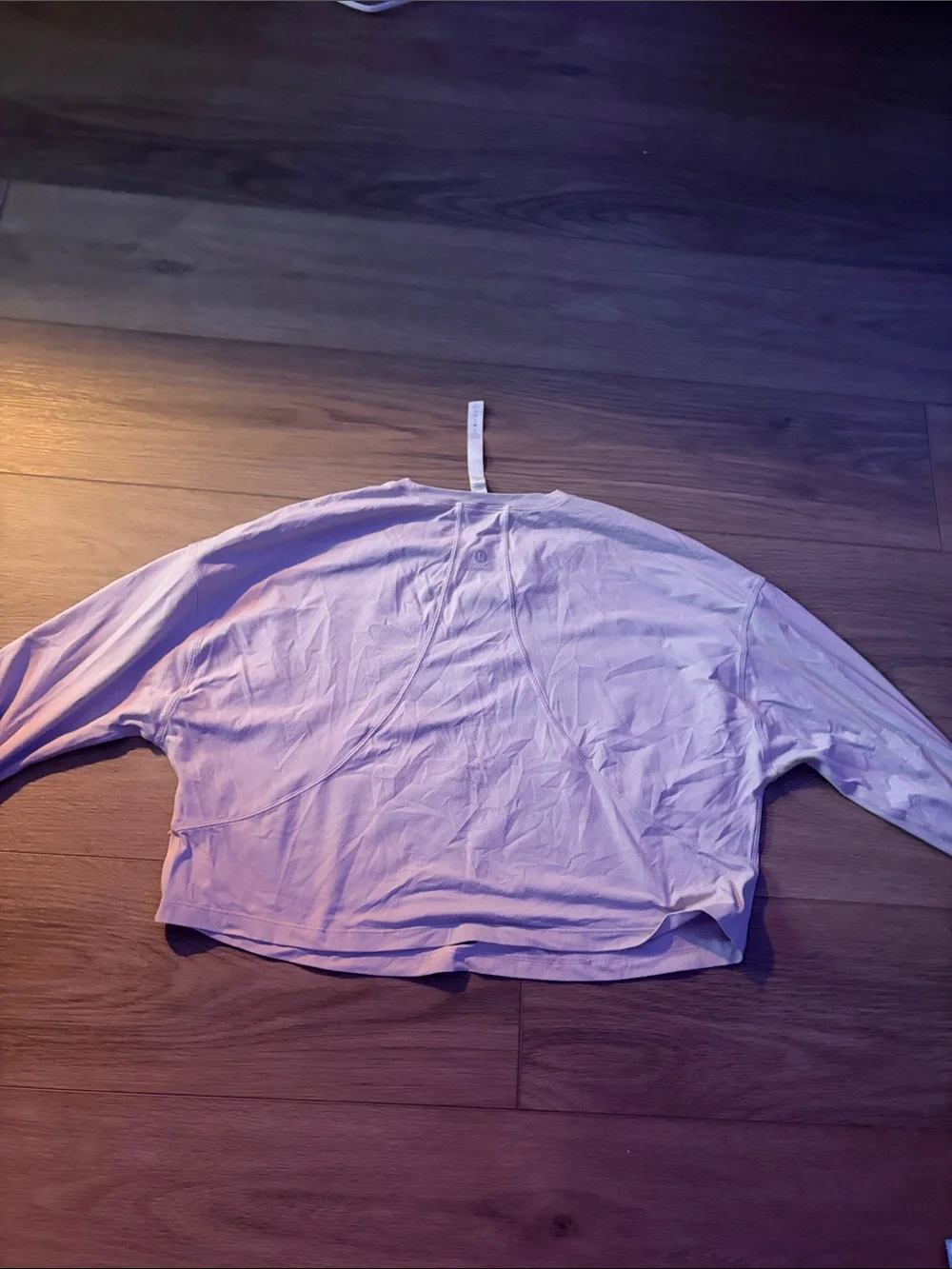 lululemon athletica Cropped Long-Sleeve Top - Light Pink